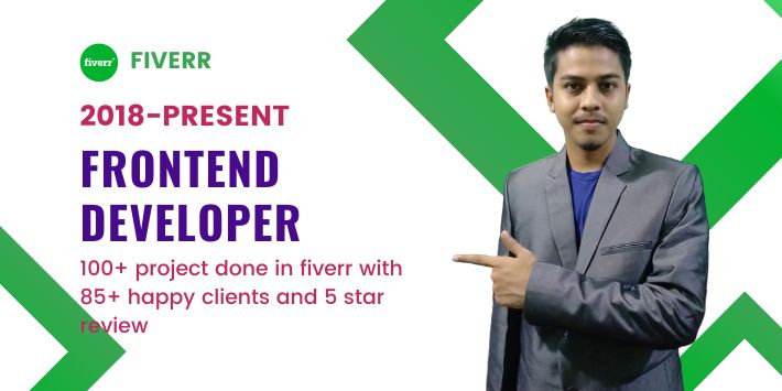 front end developer at fiverr